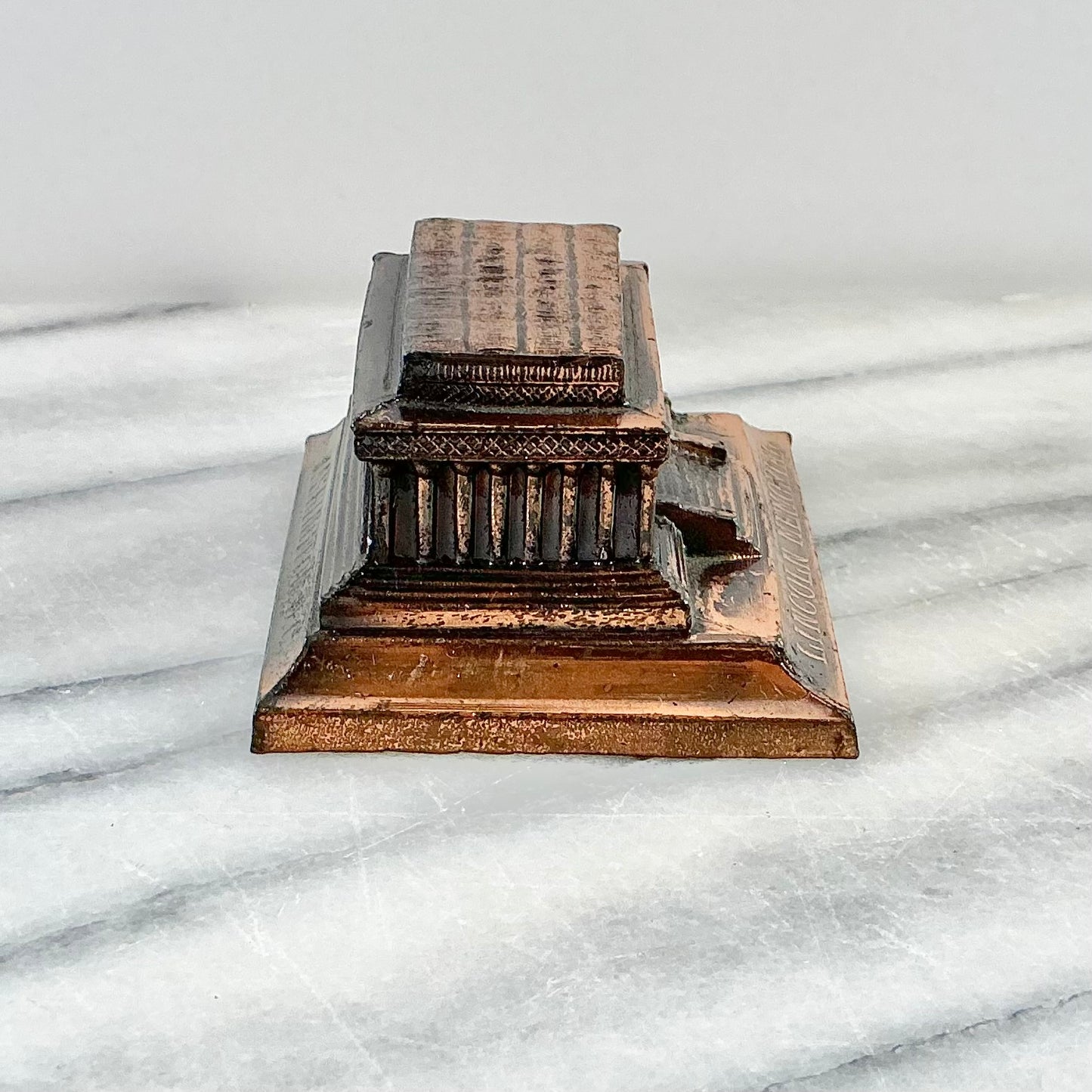 Vintage Copper Lincoln Memorial Souvenir