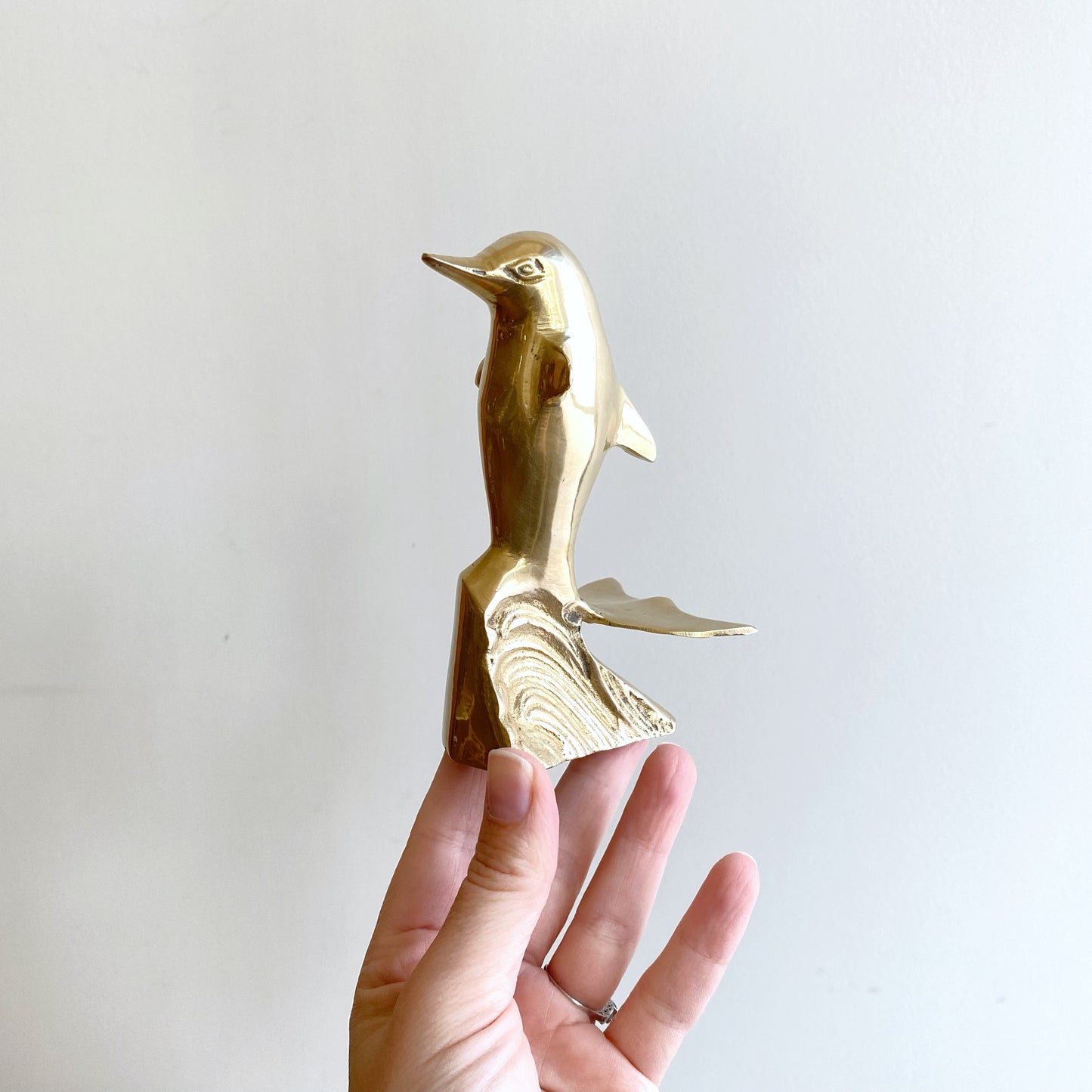 Vintage Brass Dolphin