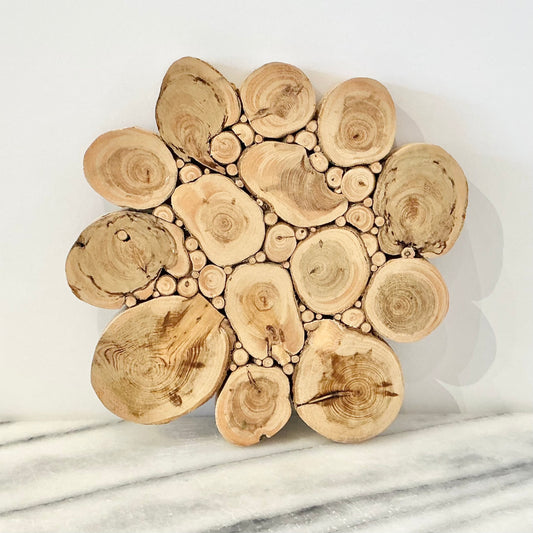 Vintage Handmade Wooden Trivet