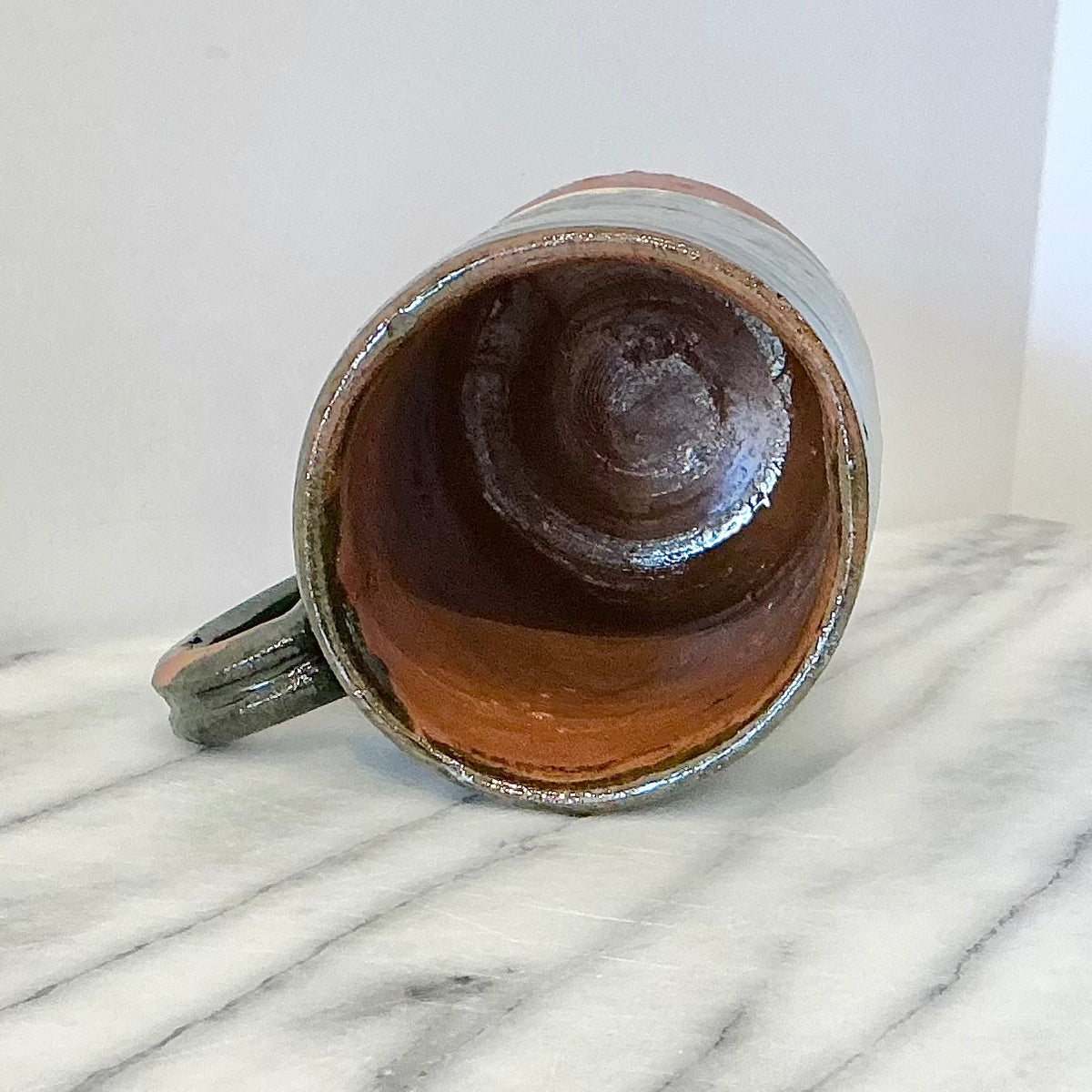 Vintage Mexican Pottery Swan Mug