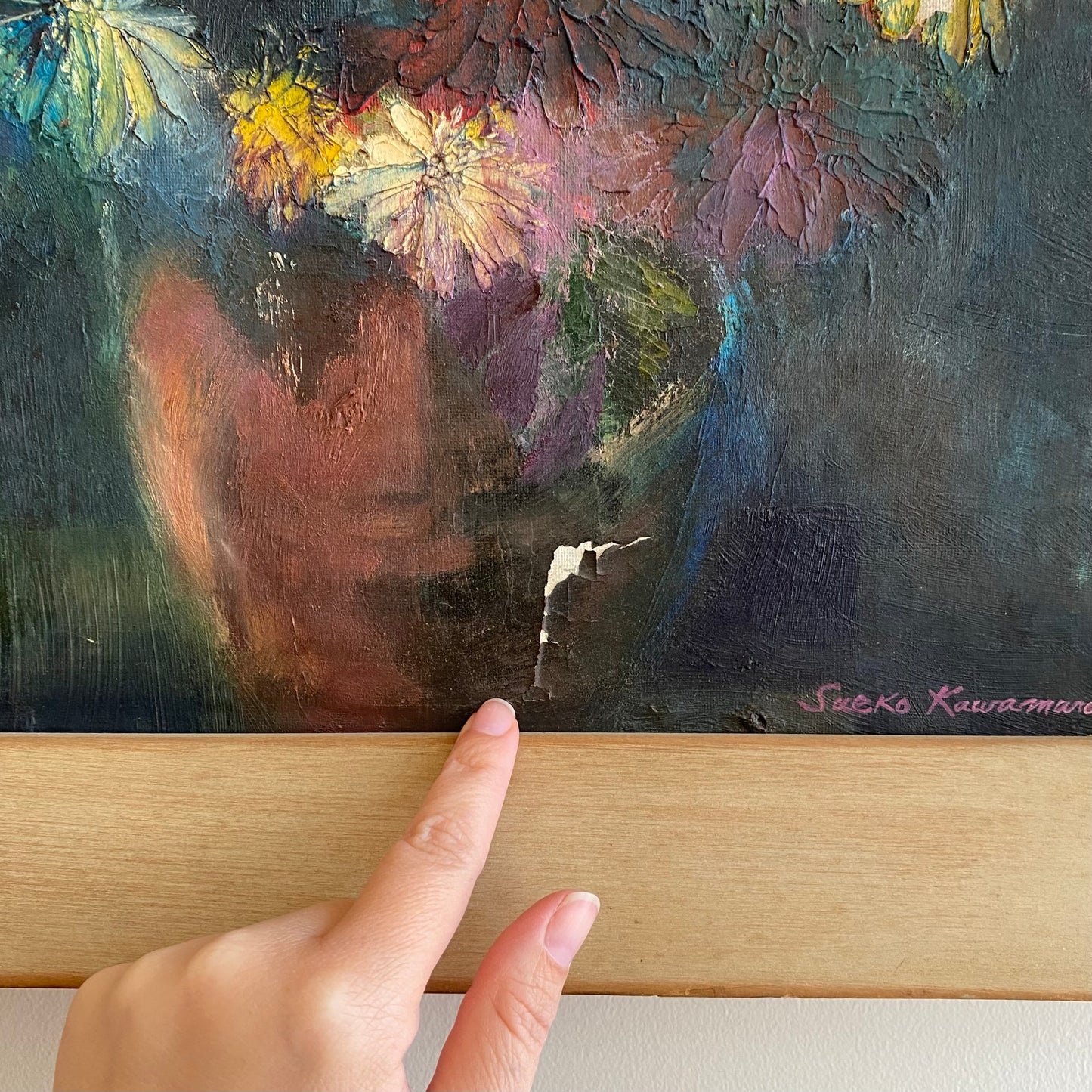 Vintage Original Still-life Painting by Sueko Kawamara