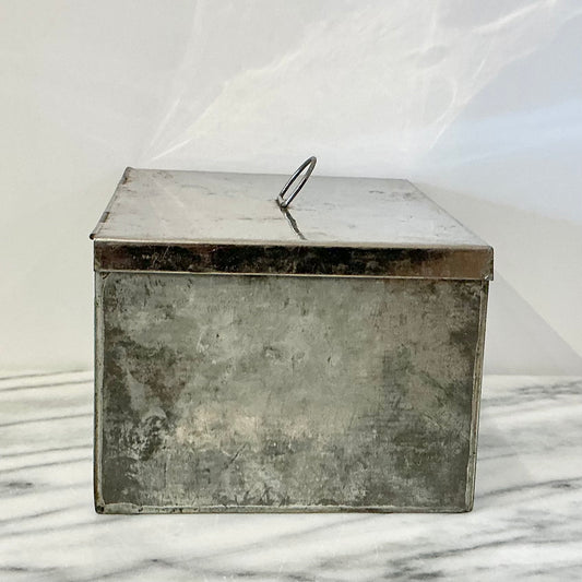 Vintage Metal Storage Box