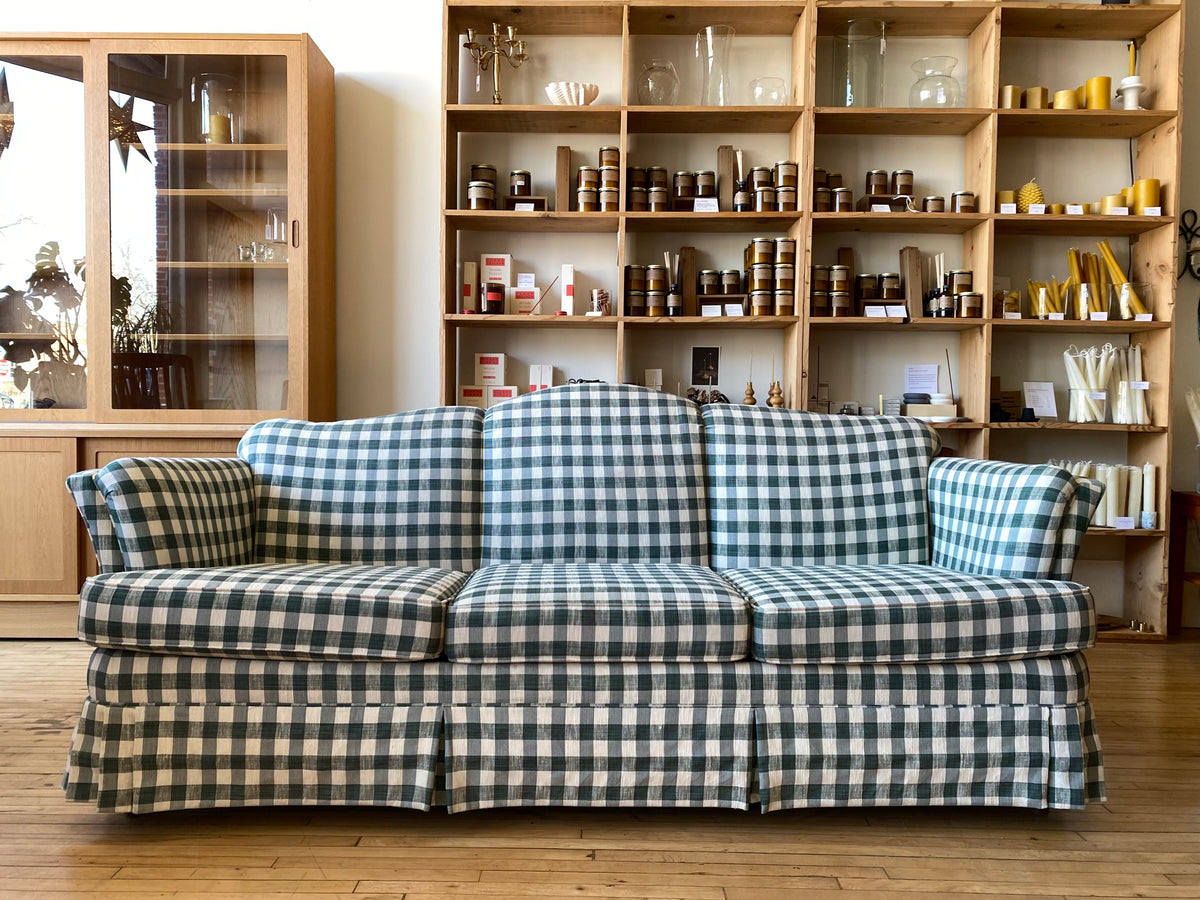 Vintage Green + White Gingham Sofa by Flexsteel – HAUS THEORY