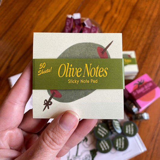 Olive Sticky Notes