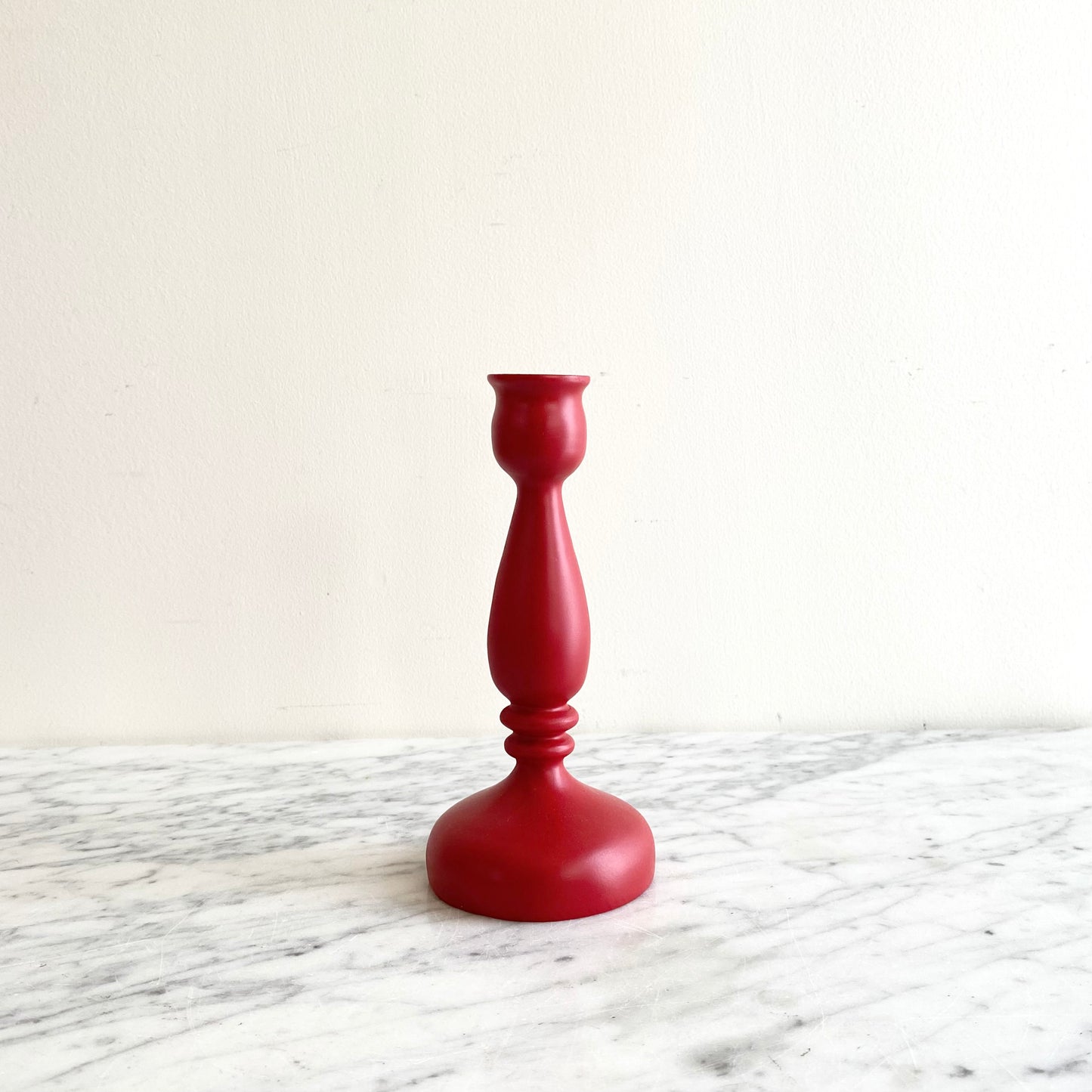 Classic Red Candle Holder, Choose Style