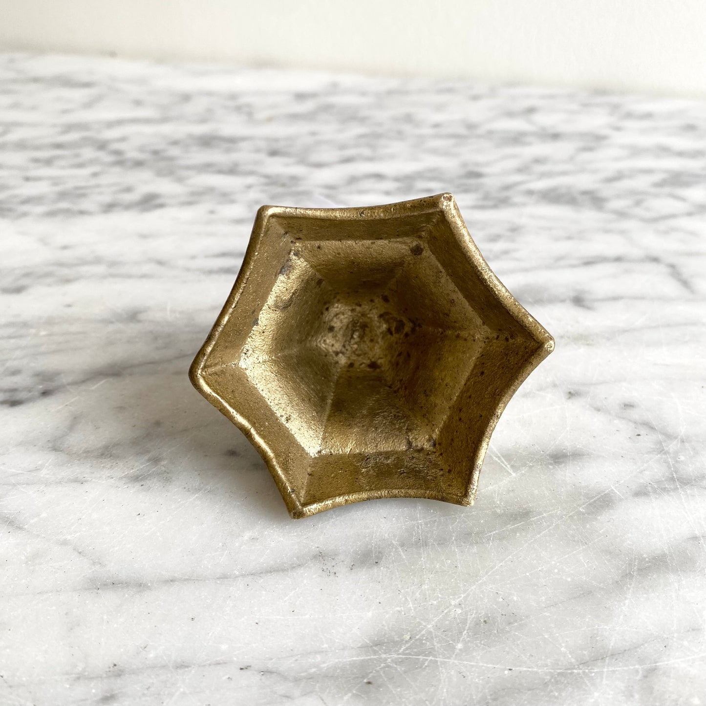 Vintage Etched Brass "Bell"