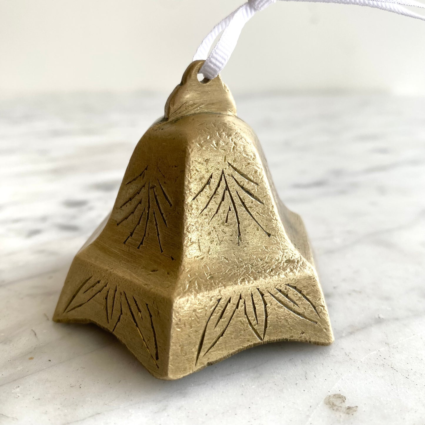 Vintage Etched Brass "Bell"