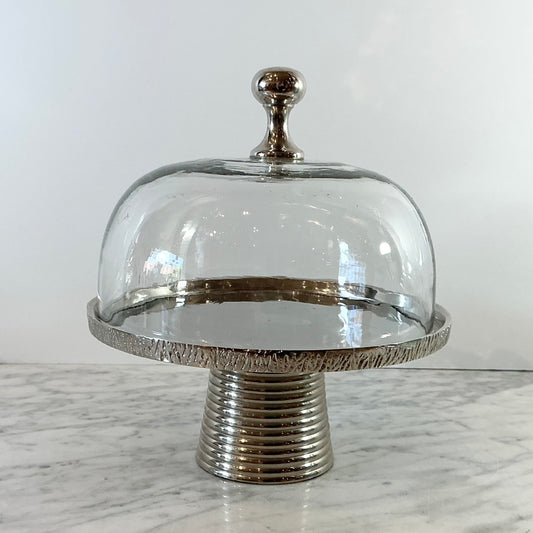 Vintage Covered Dessert Stand