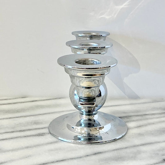 Vintage Silver Art Deco Candelabra