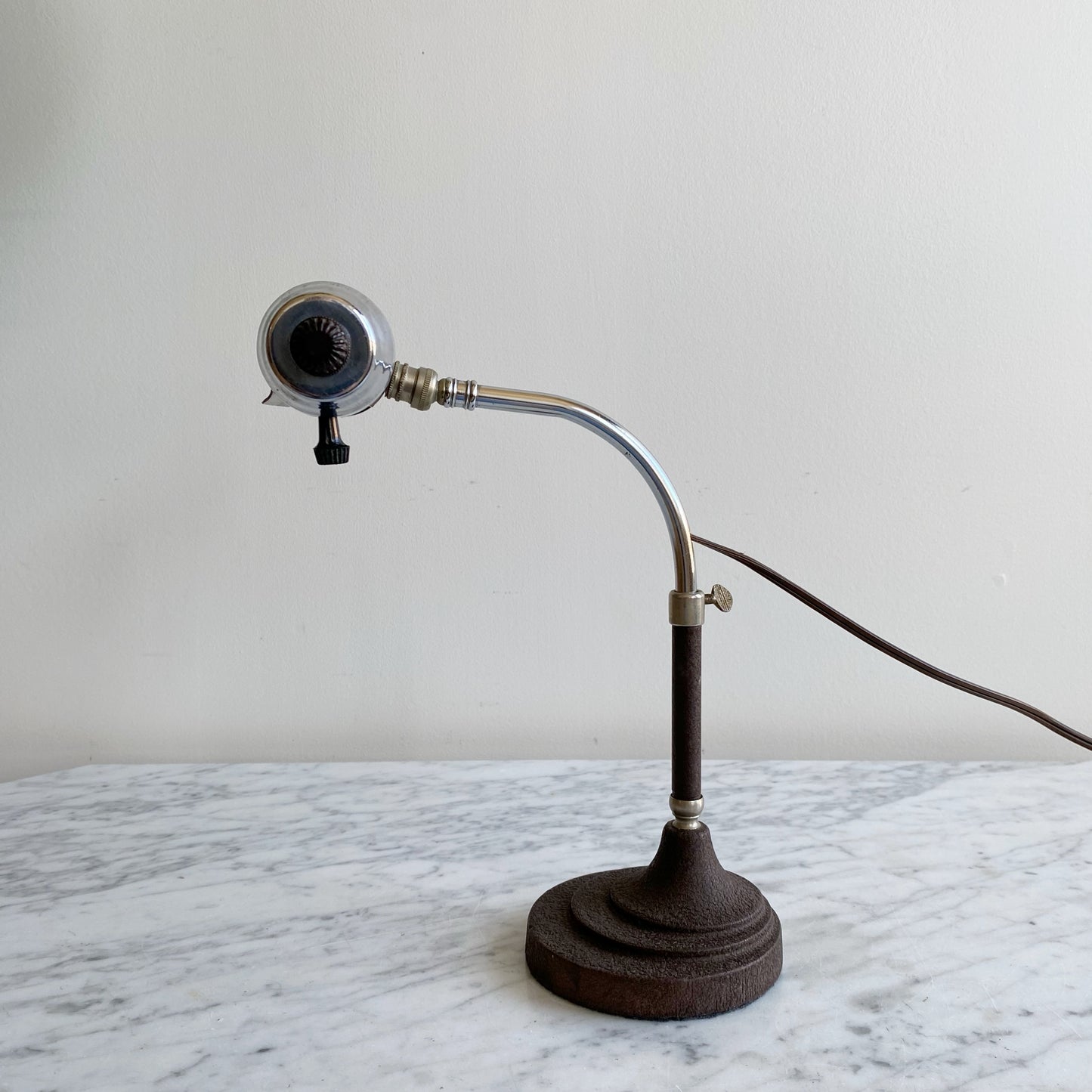 Antique 40's Desk Lamp (new cord + bulb)