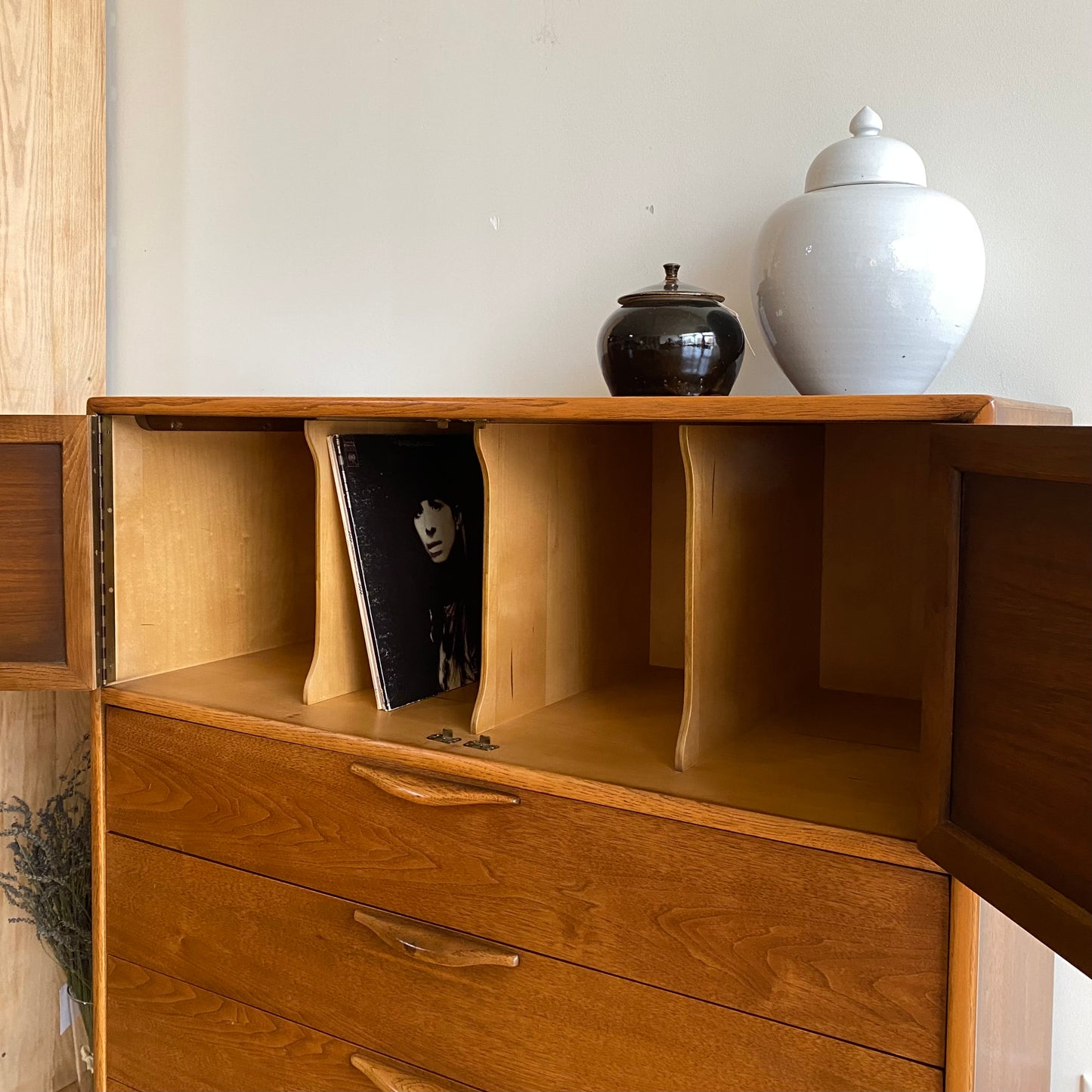 Vintage MCM Highboy Dresser by Lane, Circa 1960's