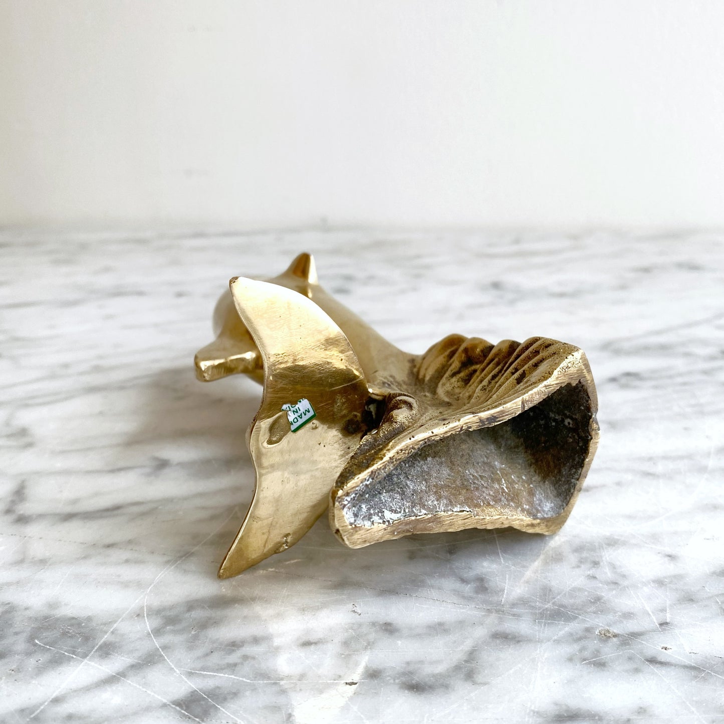 Vintage Brass Dolphin