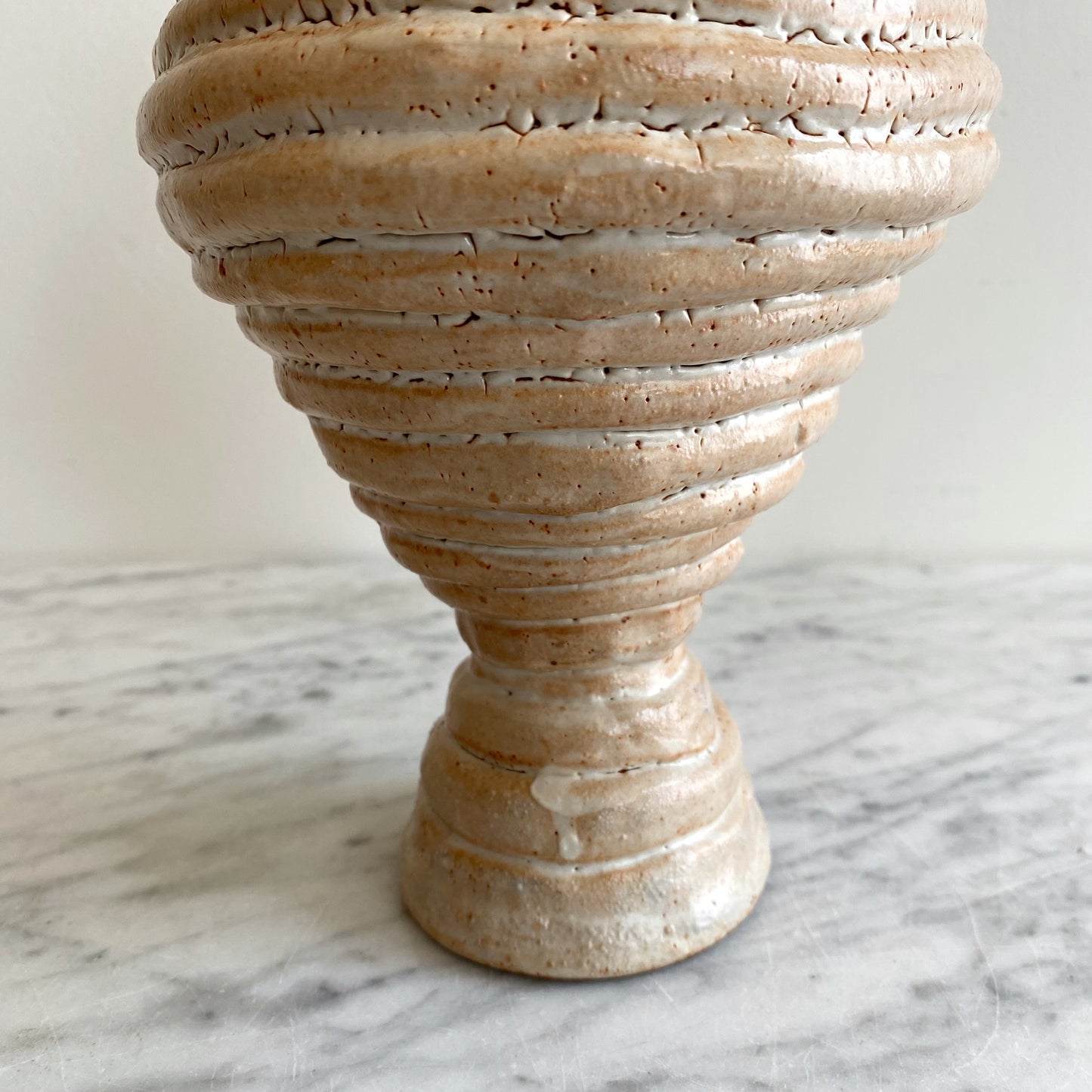 Vintage "Coiled" Ceramic Vase