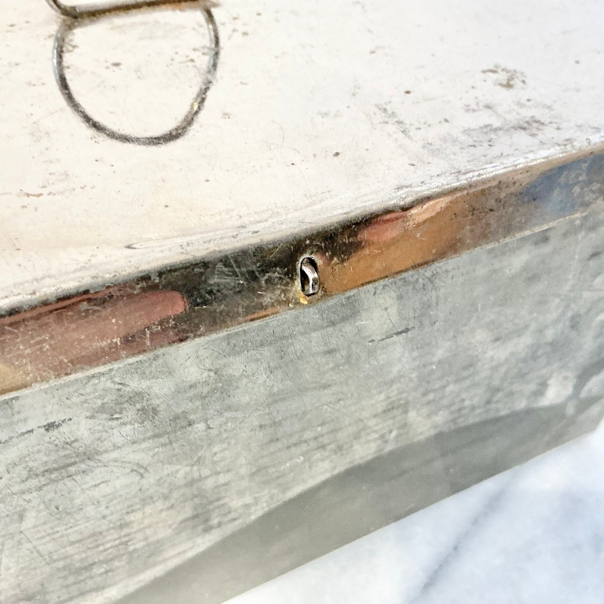 Vintage Metal Storage Box