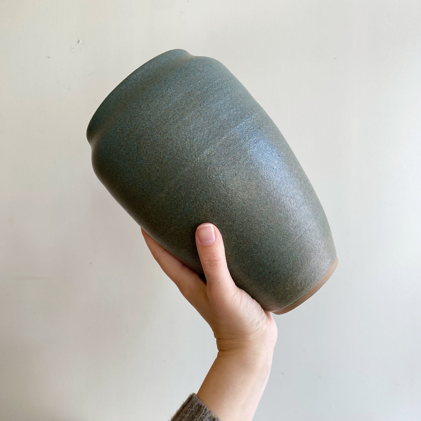 Found Studio "Priory" Pottery Vase, 9"