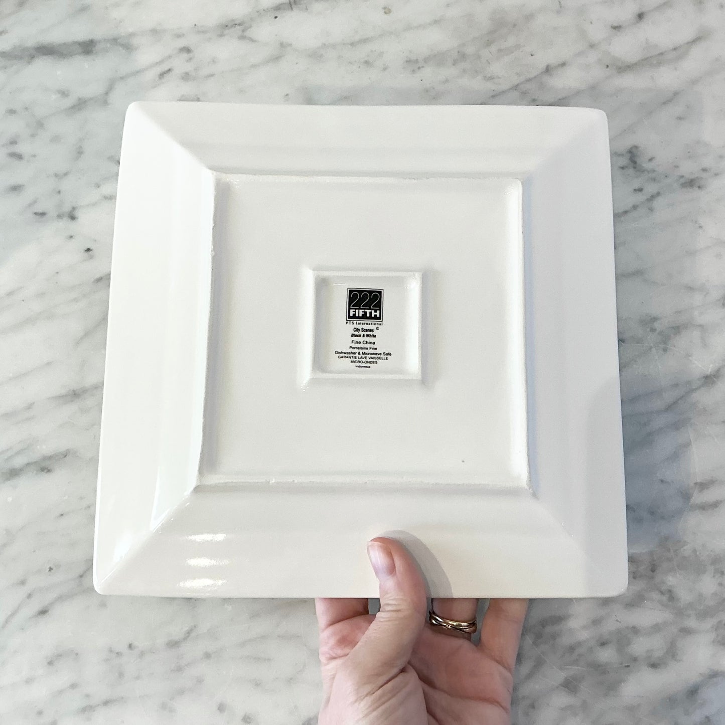 Found Graphic “Big Ben” Decorative Plate