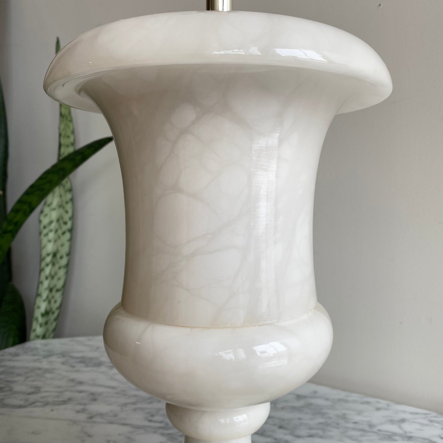 XL Vintage Onyx Marble Lamp