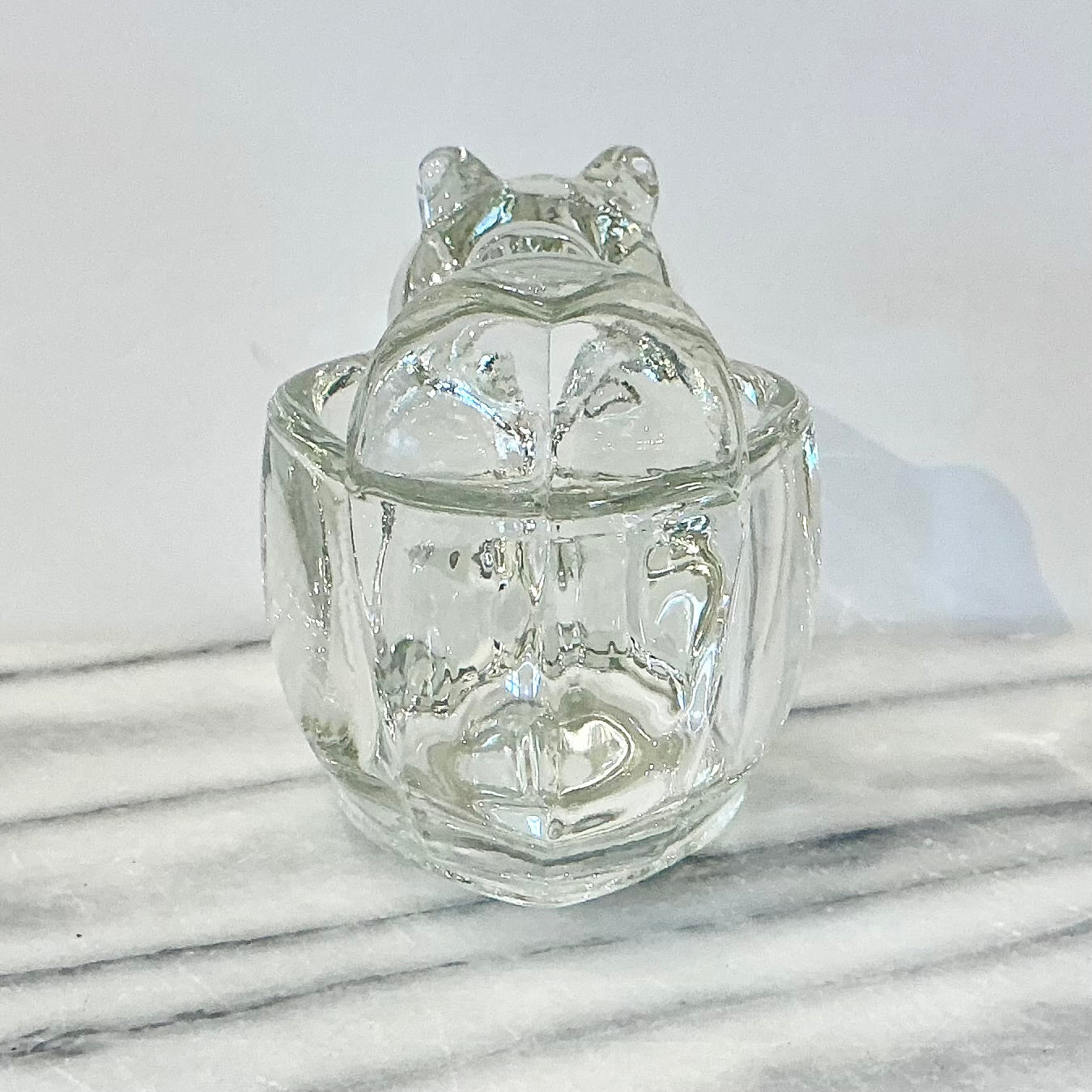 Vintage Avon Glass Squirrel Votive Holder