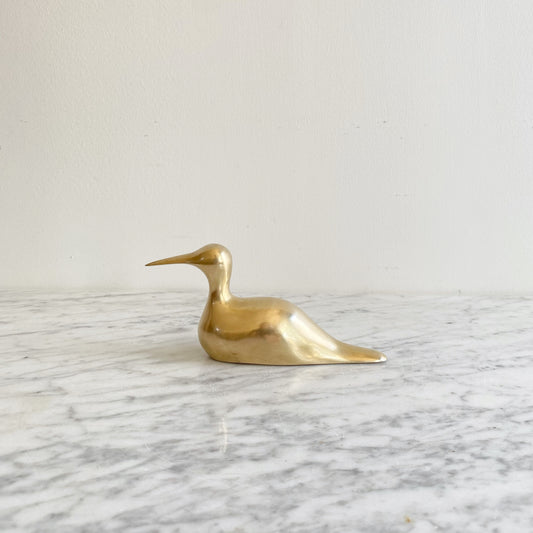 Vintage Minimalist Brass Bird (NAUTICAL COLLECTION)