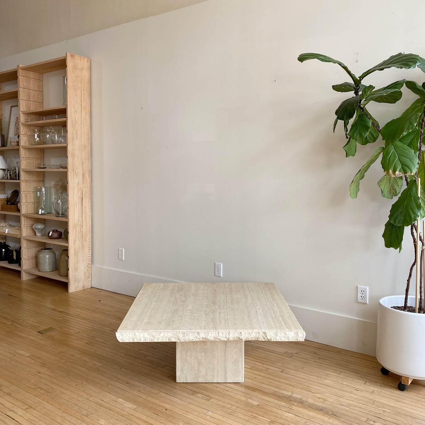 Vintage Travertine Coffee Table