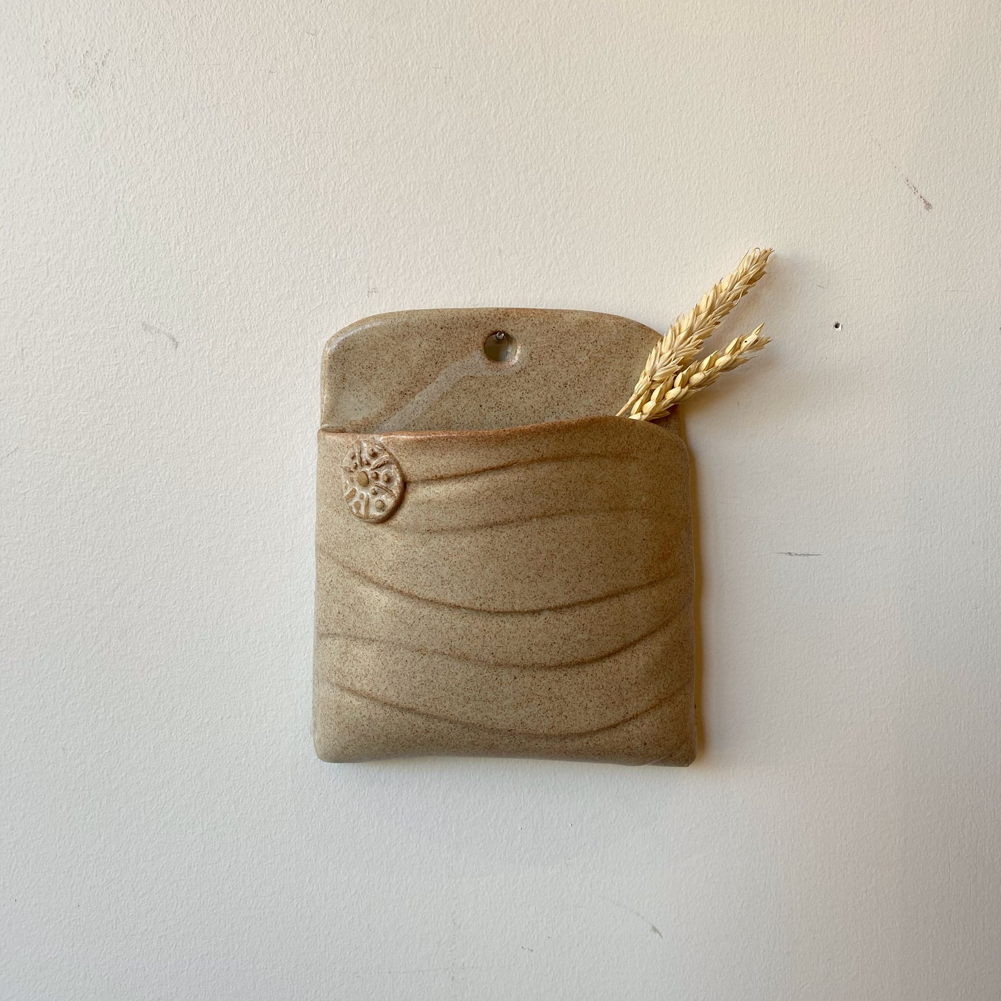 Vintage Ceramic Hanging Wall Pocket