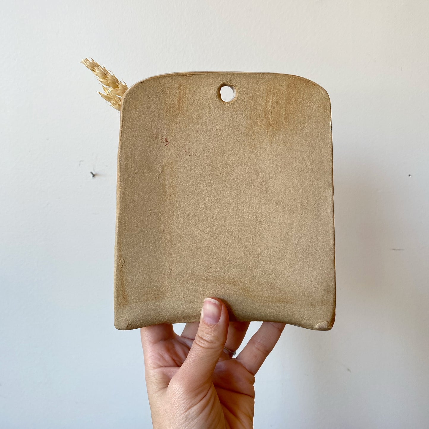 Vintage Ceramic Hanging Wall Pocket