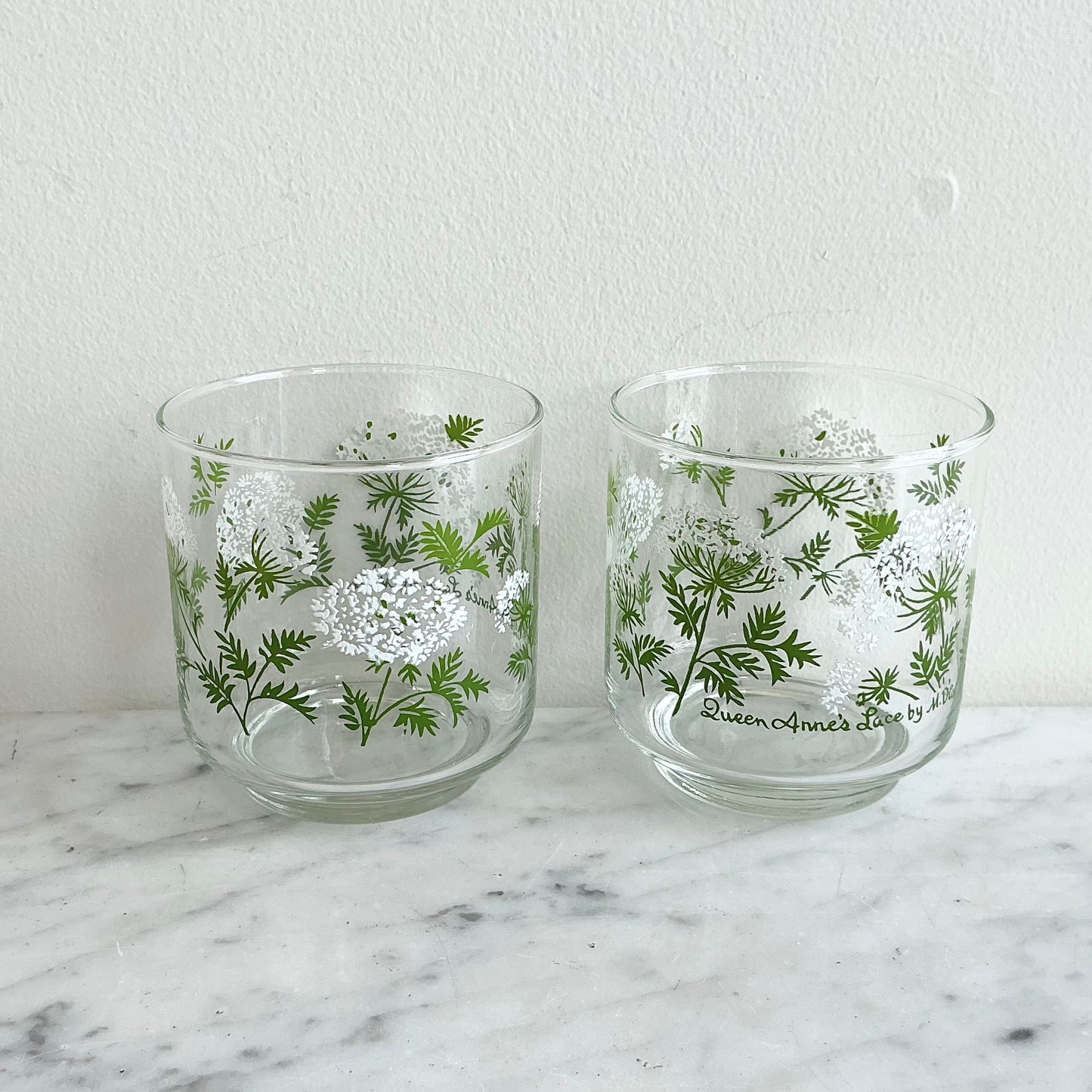 Pair of Vintage Queen Anne’s Lace Cups