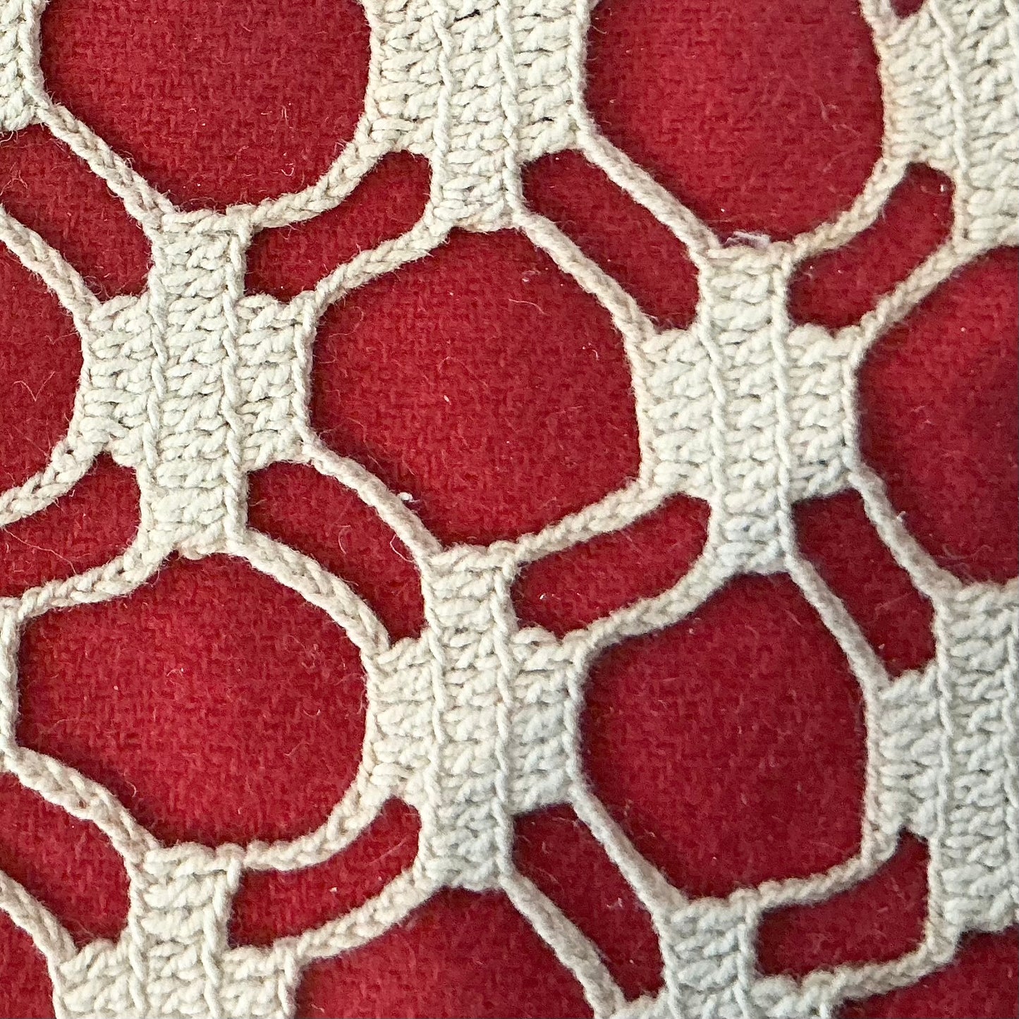 Antique Tray with Lace Interior