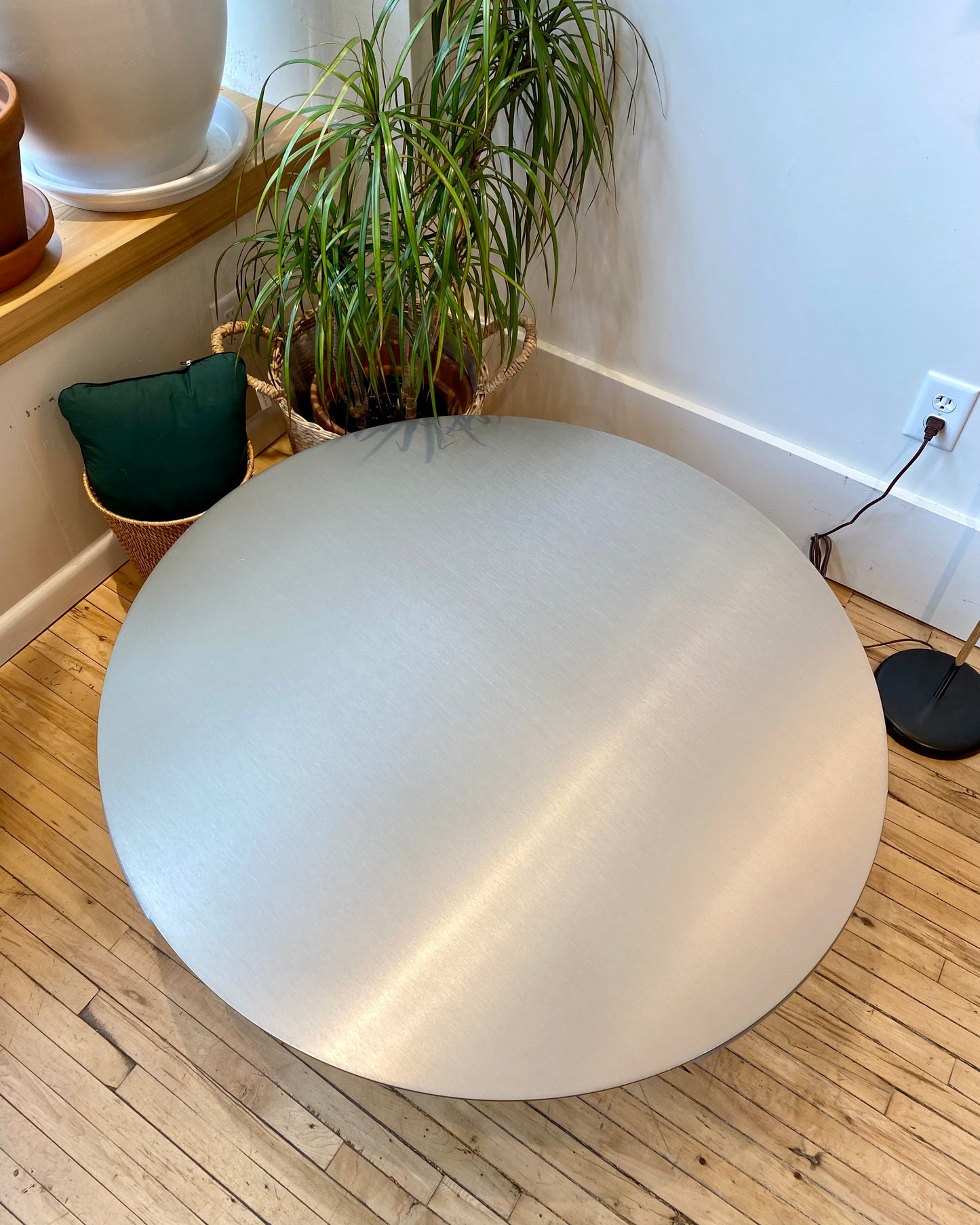 Found Aluminum + Steel Coffee Table