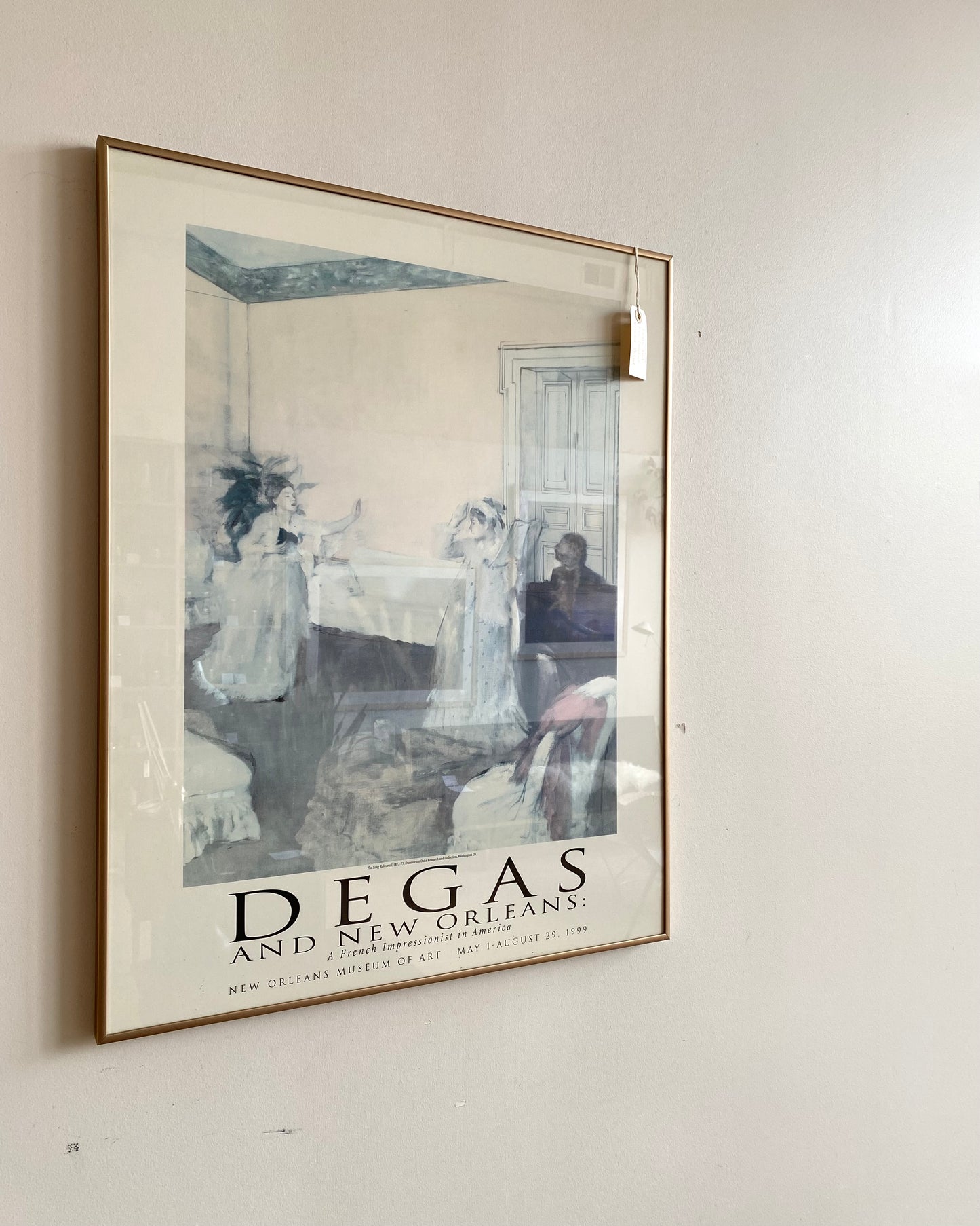 “Degas and New Orleans” Exhibit Poster