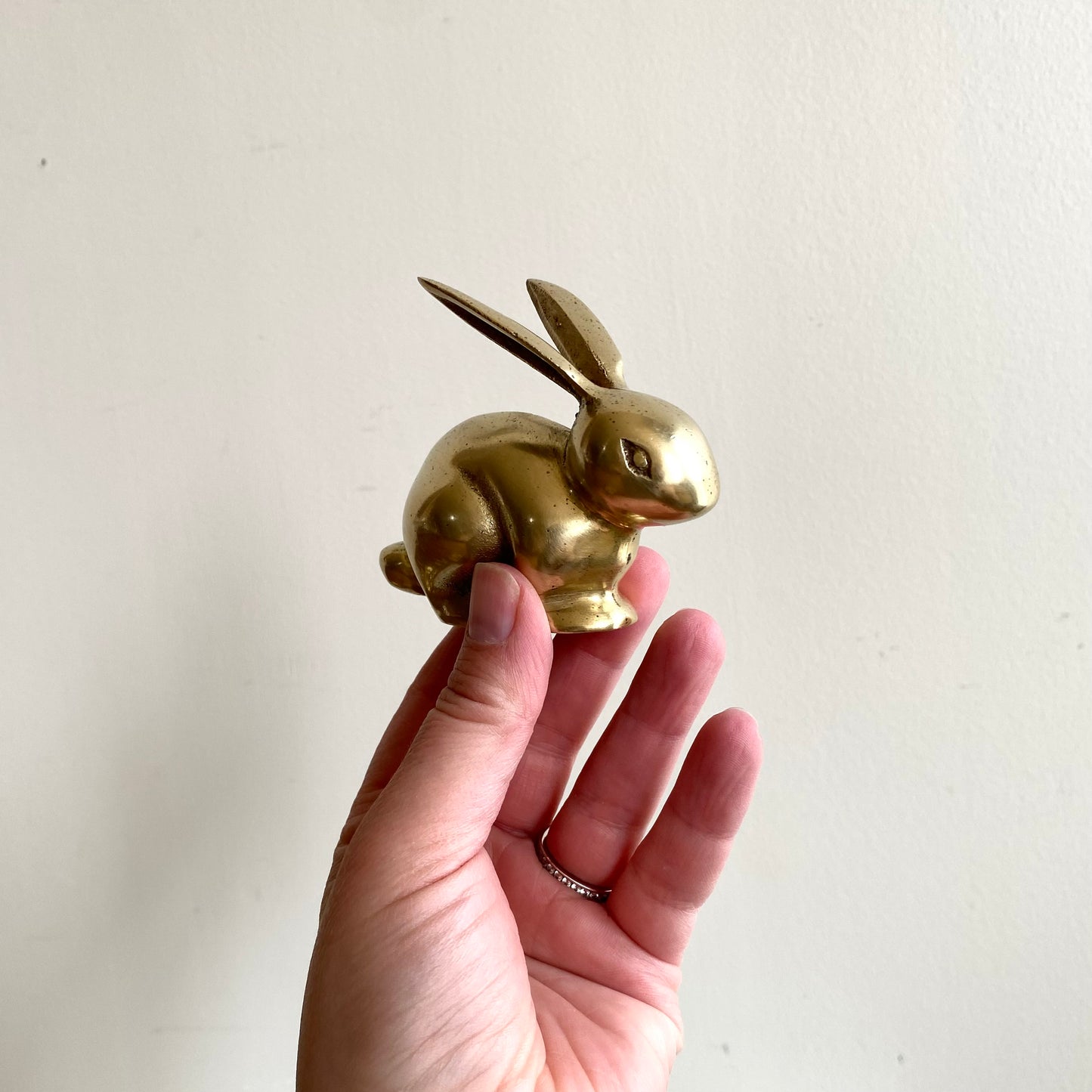 Vintage Brass Rabbit