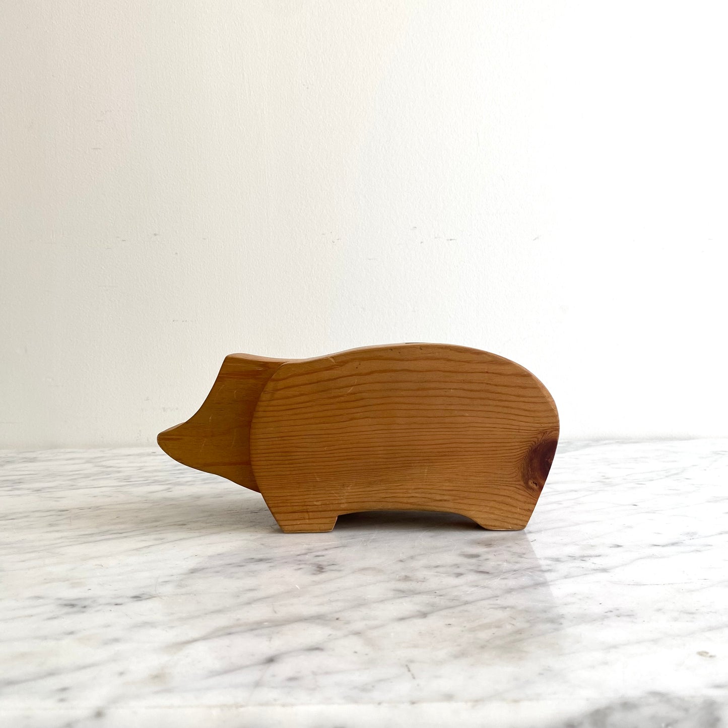 Vintage Handmade Bear Coin Bank