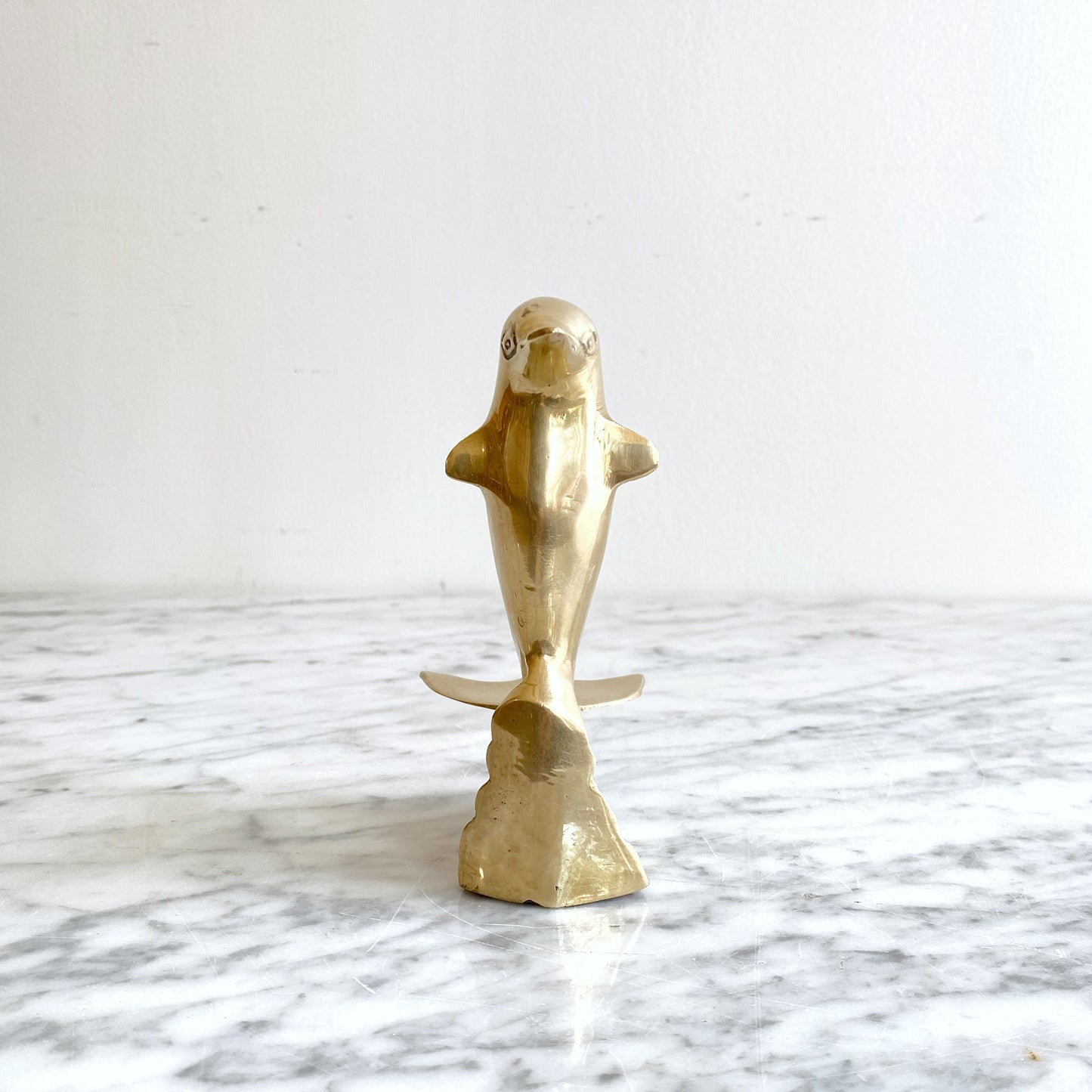 Vintage Brass Dolphin