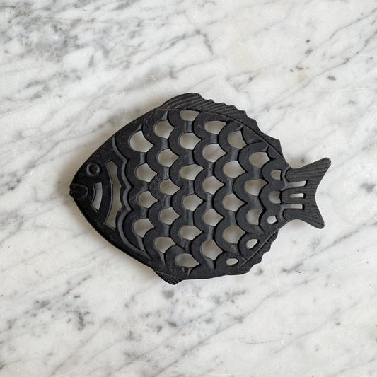 Vintage Iron Fish Trivet