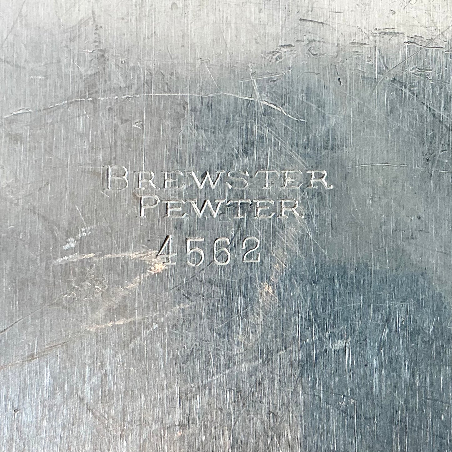 Vintage Pewter Tray