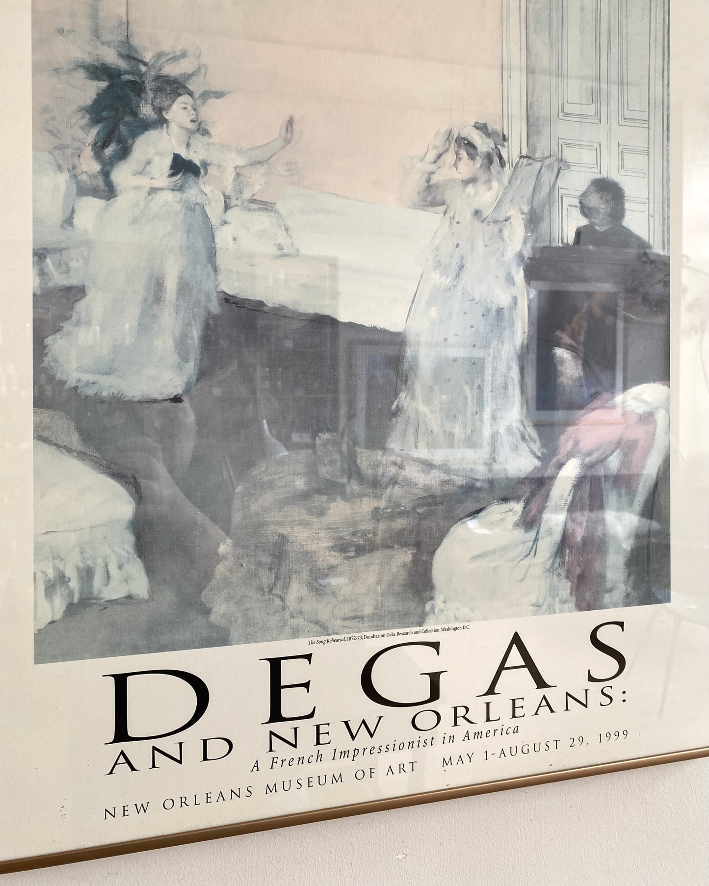 “Degas and New Orleans” Exhibit Poster