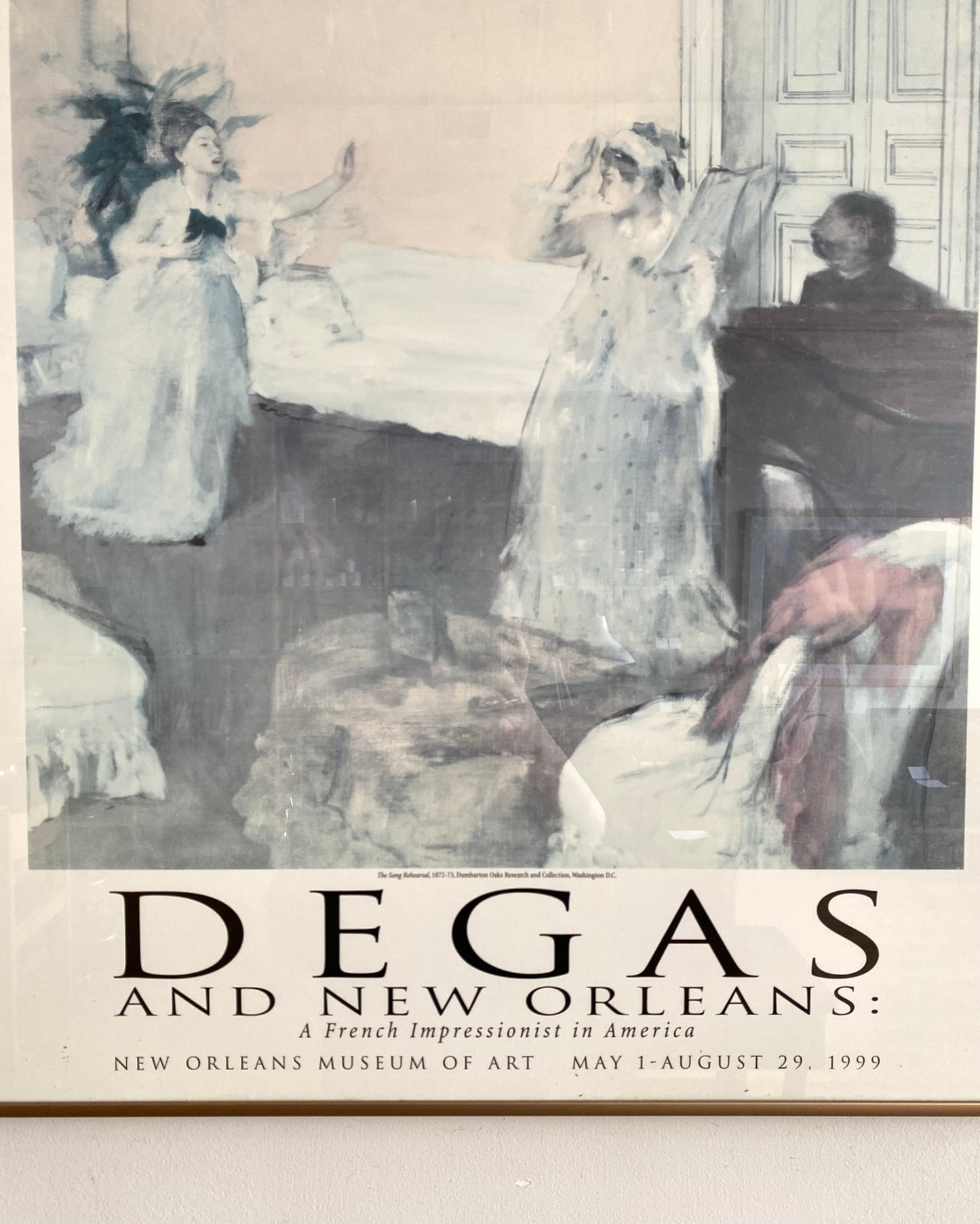 “Degas and New Orleans” Exhibit Poster