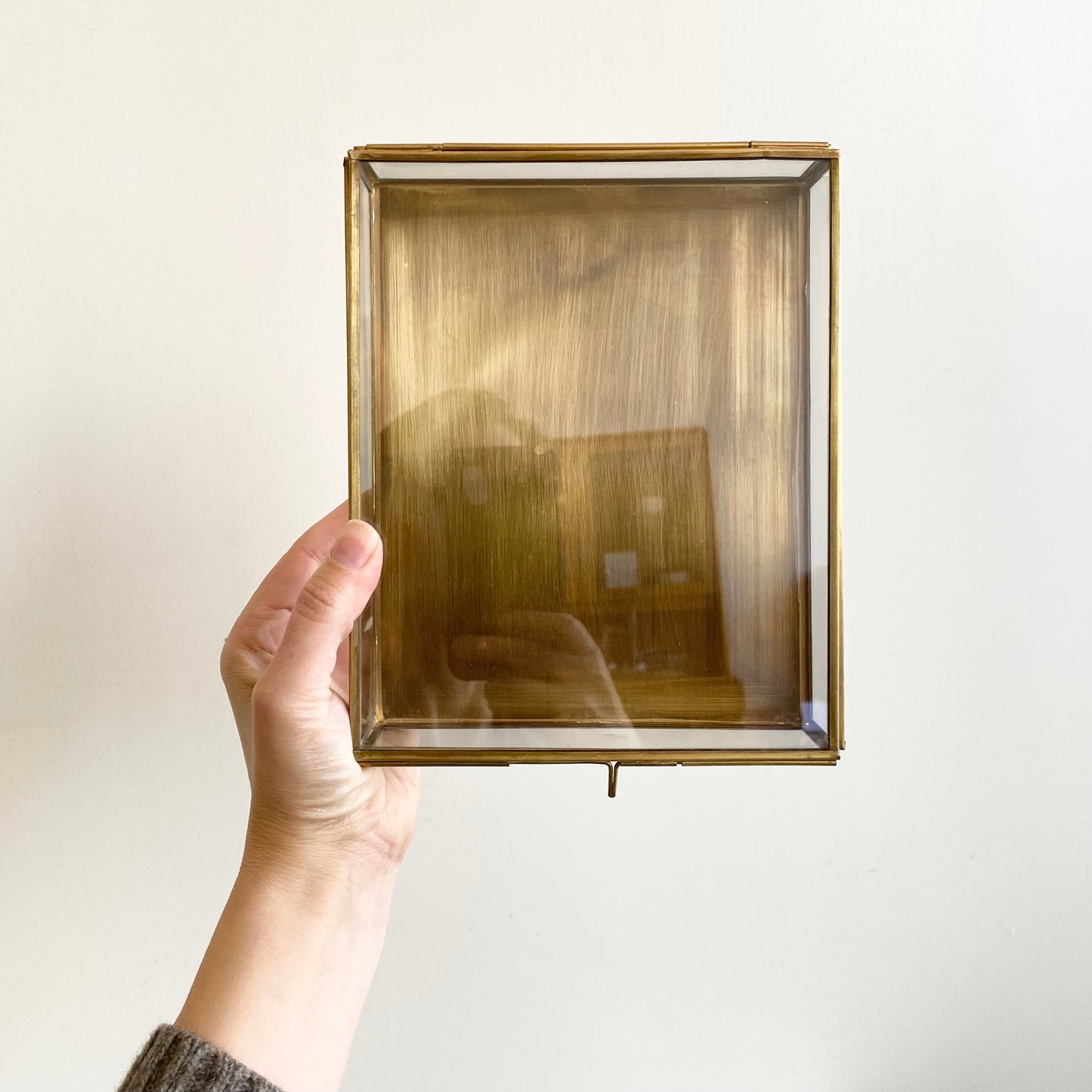 Antiqued Brass Keepsake Box