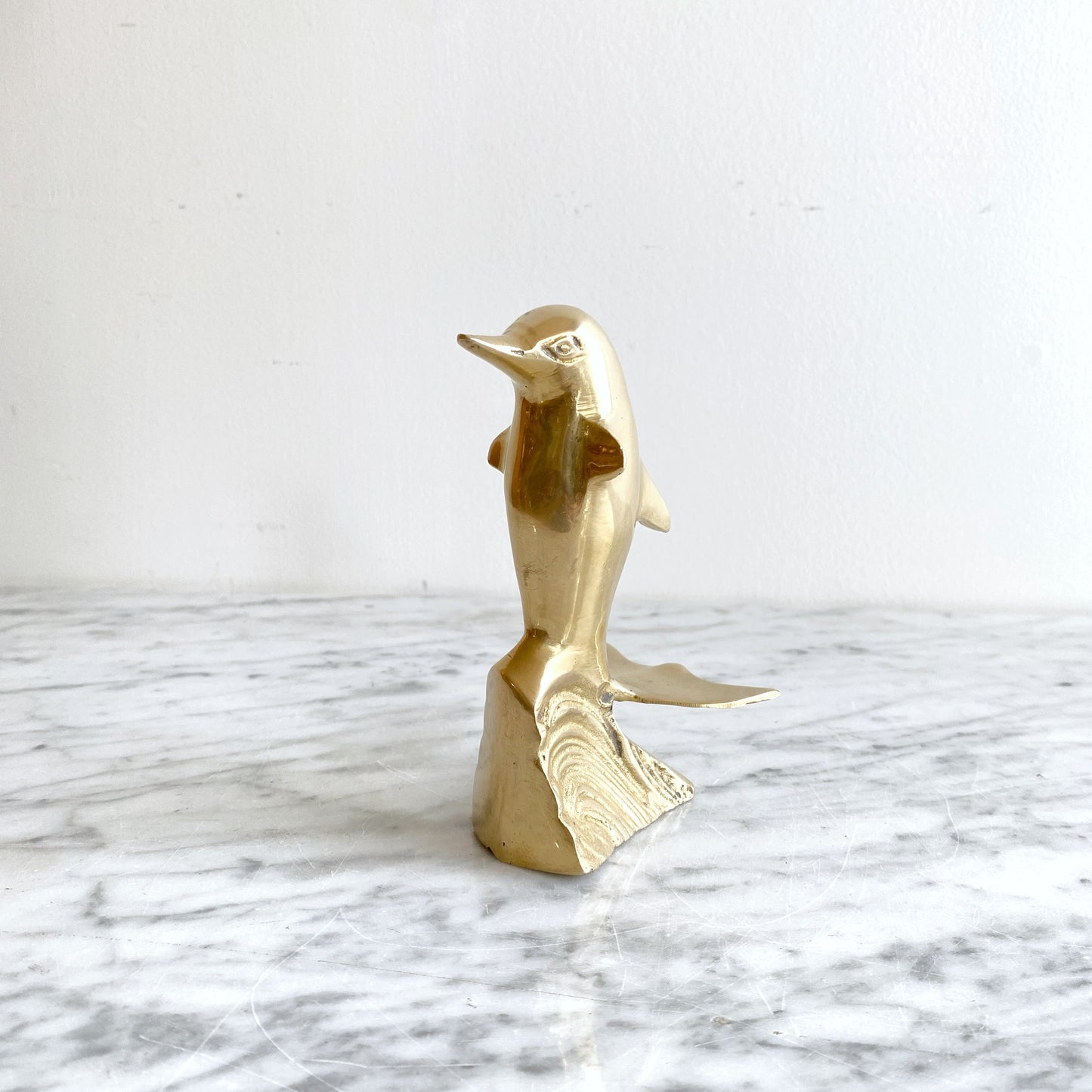 Vintage Brass Dolphin