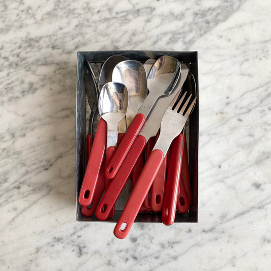 Vintage Flatware Set: 4 Place Settings