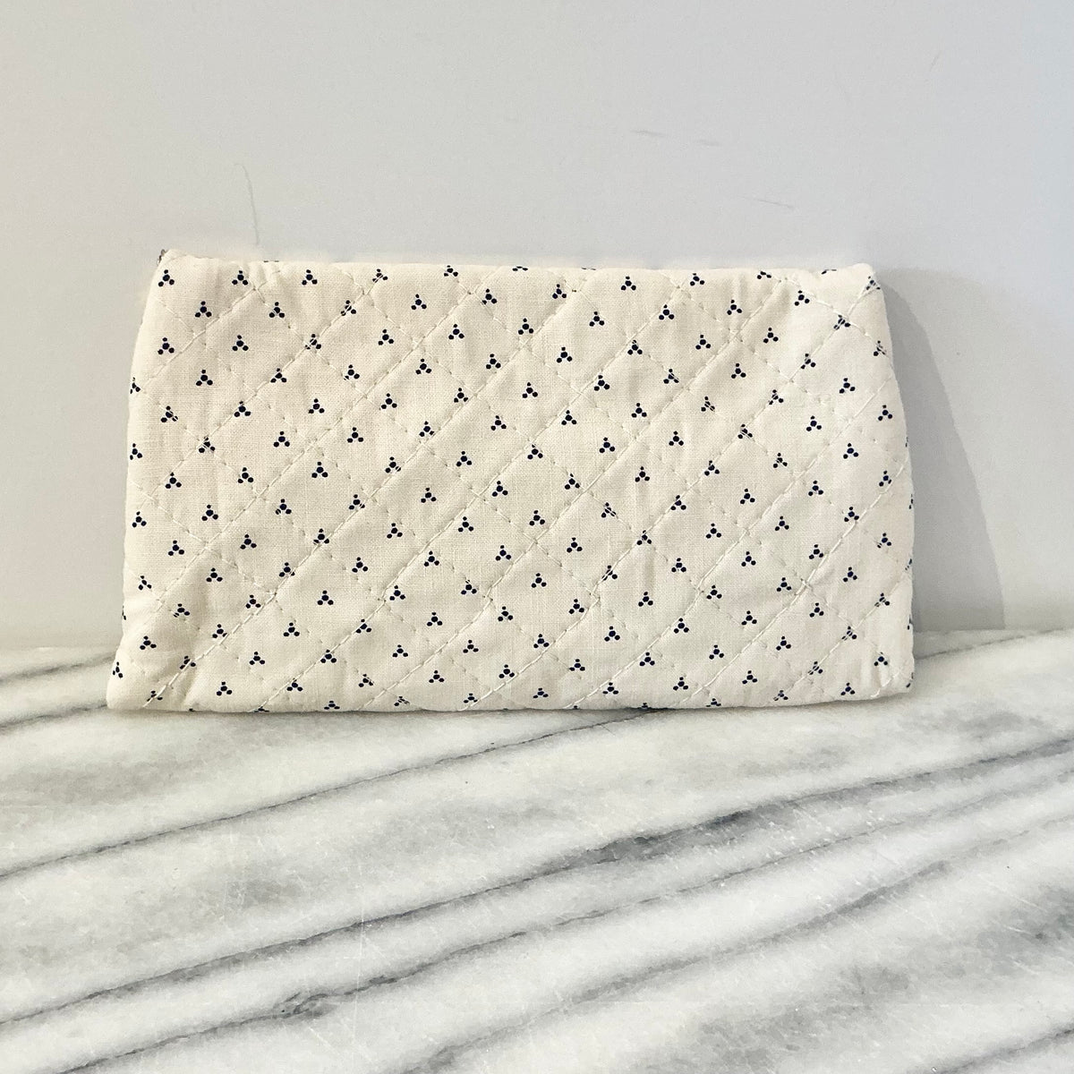 Vintage Dead-Stock Quilted Cosmetic Bag