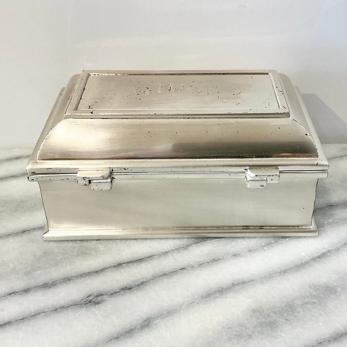 Vintage Silver Keepsake Box