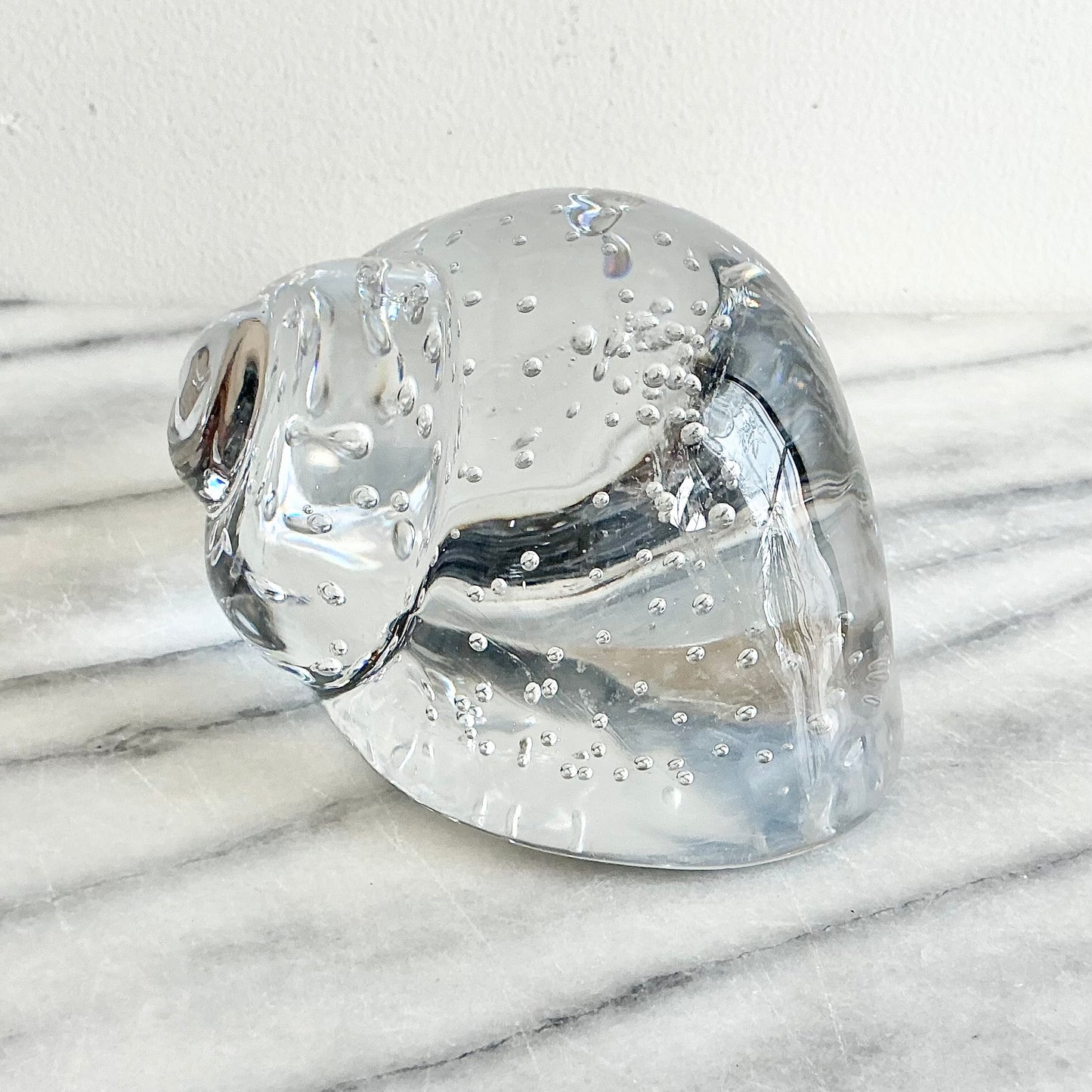 Vintage Bubble Glass Shell