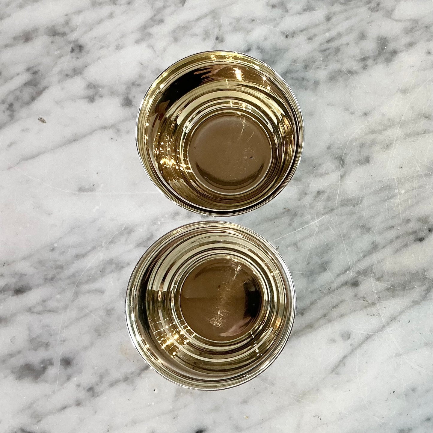 Pair of Vintage Silver-Plated Tumblers