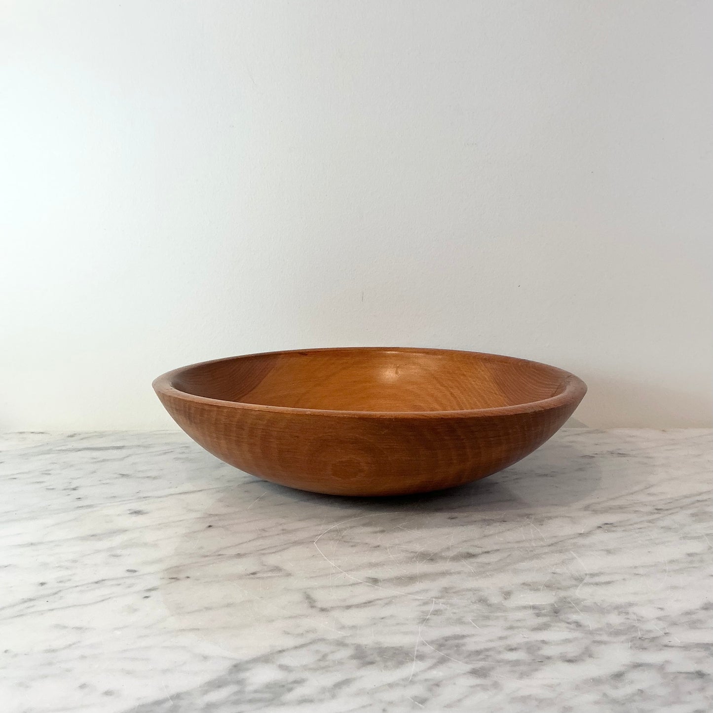 Vintage Munising Wooden Bowl, 11"