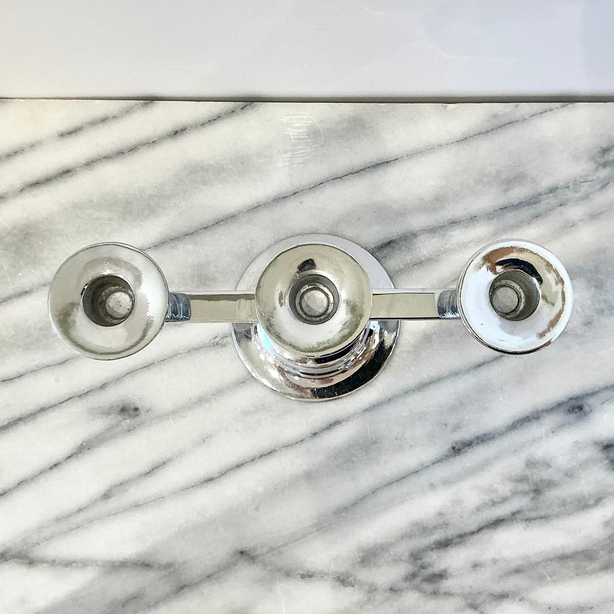 Vintage Silver Art Deco Candelabra