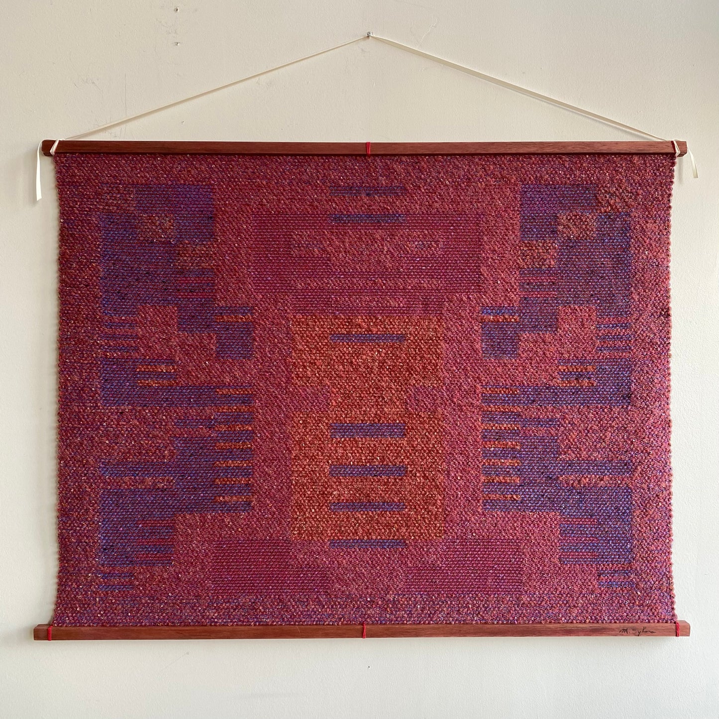 Vintage Handmade Weaving / Wall Hanging / Textile Art