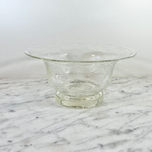 Vintage Glass Bubble Bowl