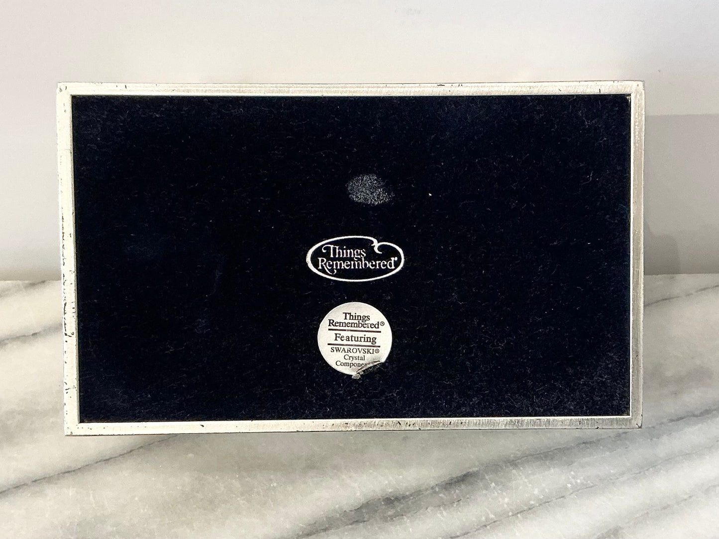 Vintage Silver Keepsake Box