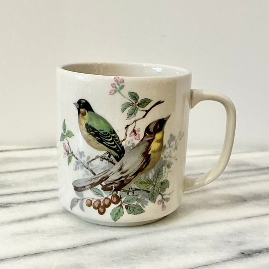 Vintage Ceramic Bird Mug